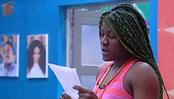 BBNaija: I Write With Tears In My Eyes - Alex Apologizes To CeeC In Front Of Others